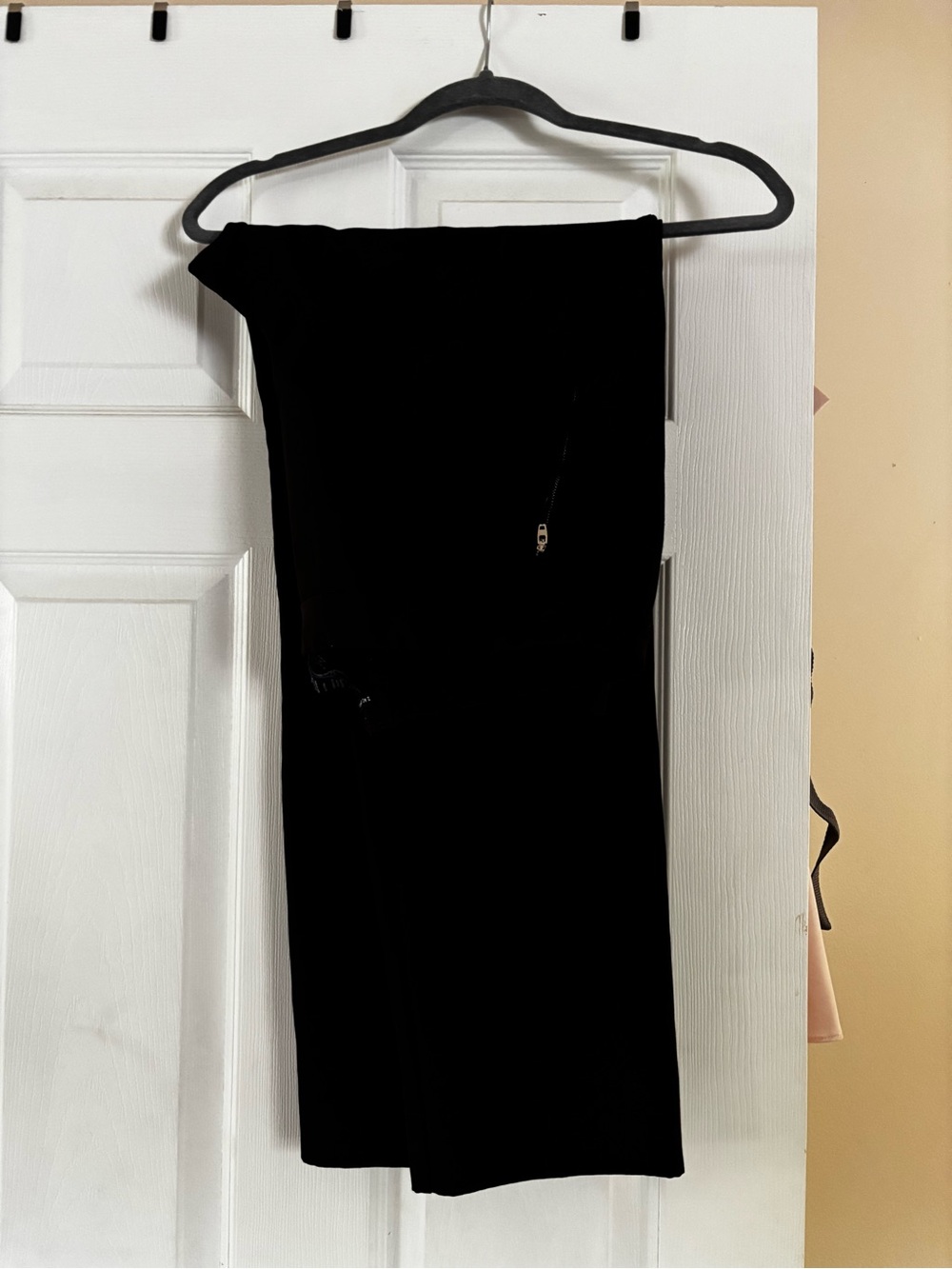 Black Women's Elastic Waist Dress Pants